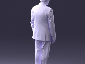 man in glasses 0097 3d print ready 3D Print Model