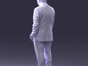 man in glasses 0097 3d print ready 3D Print Model