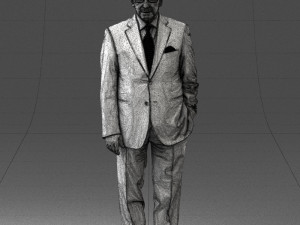 man in glasses 0097 3d print ready 3D Print Model