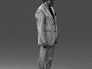 man in glasses 0097 3d print ready 3D Print Model