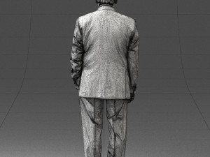 man in glasses 0097 3d print ready 3D Print Model