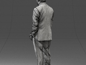 man in glasses 0097 3d print ready 3D Print Model