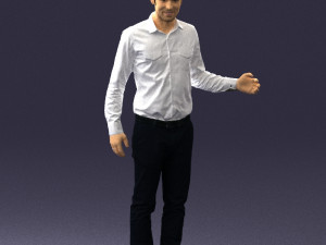 hugging man 0099 3D Model