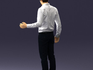 hugging man 0099 3D Model