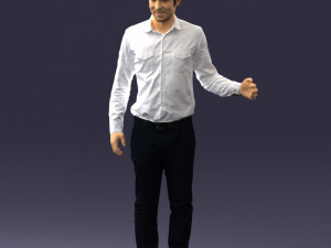 hugging man 0099 3D Model