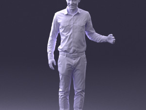 hugging man 0099 3D Model