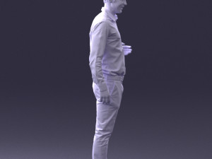 hugging man 0099 3D Model