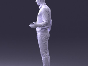 hugging man 0099 3D Model