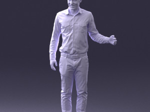 hugging man 0099 3D Model