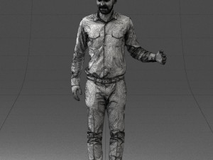 hugging man 0099 3D Model