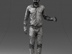 hugging man 0099 3D Model