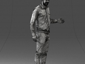hugging man 0099 3D Model