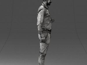 hugging man 0099 3D Model