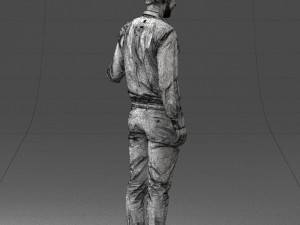 hugging man 0099 3D Model
