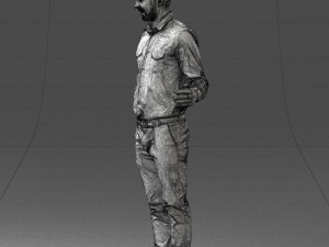 hugging man 0099 3D Model