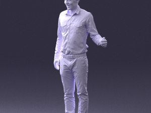 hugging man 0099 3d print ready Modèles 3D en vedette