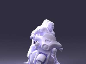man girl and bike 0094 3d print ready 3D-printmodel