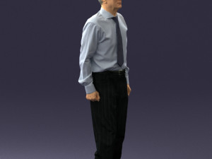 old man with glasses 0101 3d print ready 3D प्रिंट मॉडल