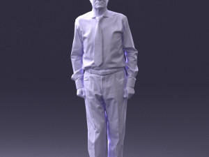 old man with glasses 0101 3d print ready 3D प्रिंट मॉडल
