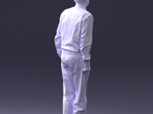 old man with glasses 0101 3d print ready 3D प्रिंट मॉडल
