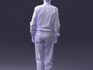 old man with glasses 0101 3d print ready 3D प्रिंट मॉडल