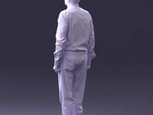 old man with glasses 0101 3d print ready 3D प्रिंट मॉडल