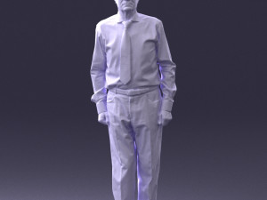 old man with glasses 0101 3d print ready 3D प्रिंट मॉडल