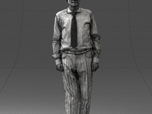 old man with glasses 0101 3d print ready 3D प्रिंट मॉडल