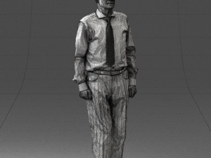 old man with glasses 0101 3d print ready 3D प्रिंट मॉडल