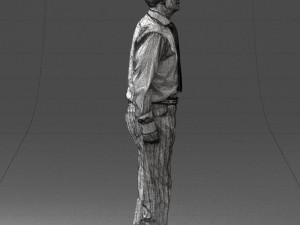 old man with glasses 0101 3d print ready 3D प्रिंट मॉडल