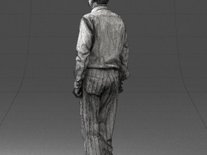 old man with glasses 0101 3d print ready 3D प्रिंट मॉडल