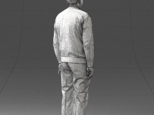 old man with glasses 0102 3D मॉडल