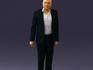 bald man 0109 3D 模型