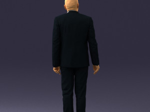 bald man 0109 3D 模型