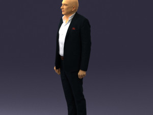 bald man 0109 3D 模型
