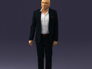 bald man 0109 3D 模型