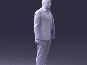 bald man 0109 3D 模型