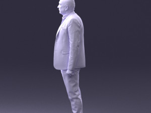 bald man 0109 3D 模型