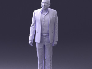 bald man 0109 3D 模型
