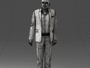 bald man 0109 3D 模型