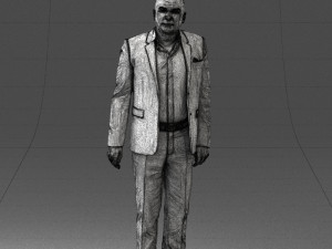 bald man 0109 3D 模型