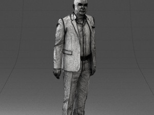 bald man 0109 3D 模型
