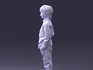 barefoot boy inpose 0104 3d print ready Modello di stampa 3D