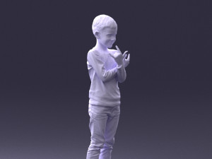 boy in pose 0105 3d print ready 3D 프린트 모델