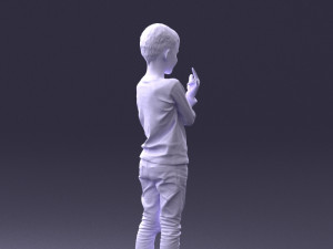 boy in pose 0105 3d print ready 3D 프린트 모델