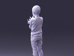 boy in pose 0105 3d print ready 3D 프린트 모델