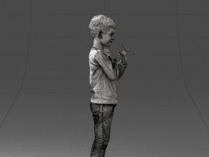 boy in pose 0105 3d print ready 3D 프린트 모델