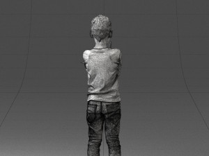boy in pose 0105 3d print ready 3D 프린트 모델