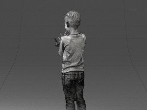 boy in pose 0105 3d print ready 3D 프린트 모델