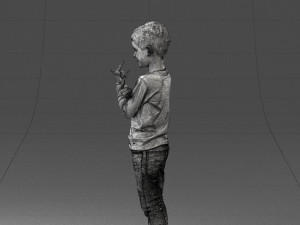 boy in pose 0105 3d print ready 3D 프린트 모델